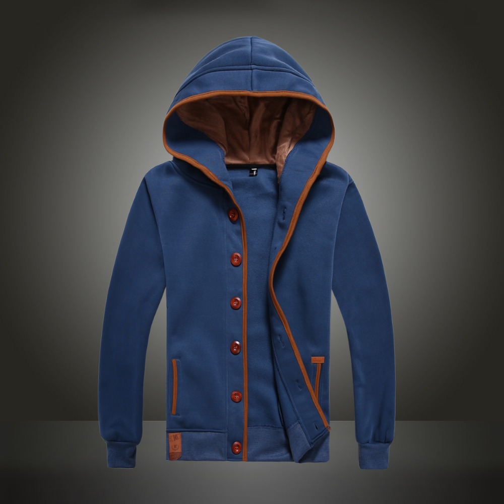 Wholesale-2016 free shipping new man hoody casual men's hoodie sweatshirt brand sports 7 color hooded coat Wholesales