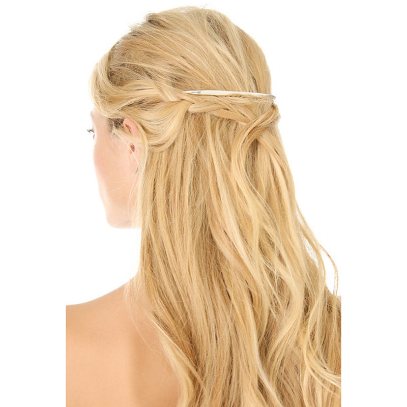 Elegant Baroque Style Gold Metal Moon Hair Clip Hair Comb Hair Barrettes Accesso #R509