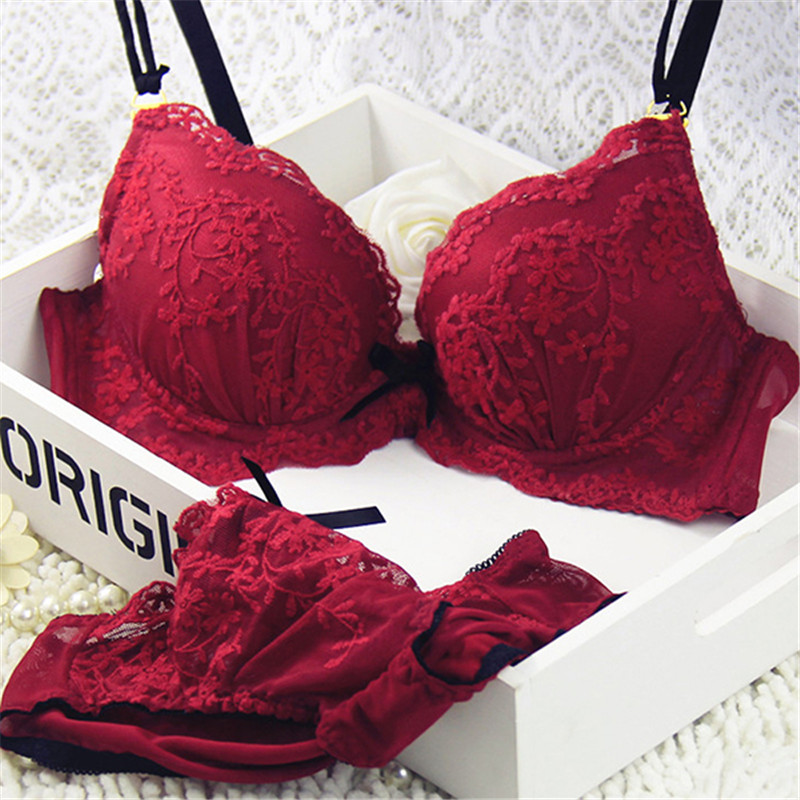 Wholesale-Sexy Women Underwire Push Up Bra Lace Bra Set Outfits Underwear Suits Cup Cup B 32-36, Blue
Wholesale-Sexy Women Underwire Push Up Bra Lace Bra Set Outfits Underwear Suits Cup Cup B 32-36, Blue