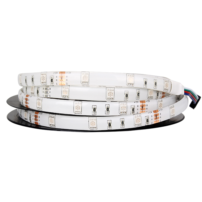Hot Sale 5M DC12V 5050 SMD 30LED/M 150 LEDs Epoxy Resin Waterproof IP65 single Color Flexible LED Strip Light Free Shipping best2011