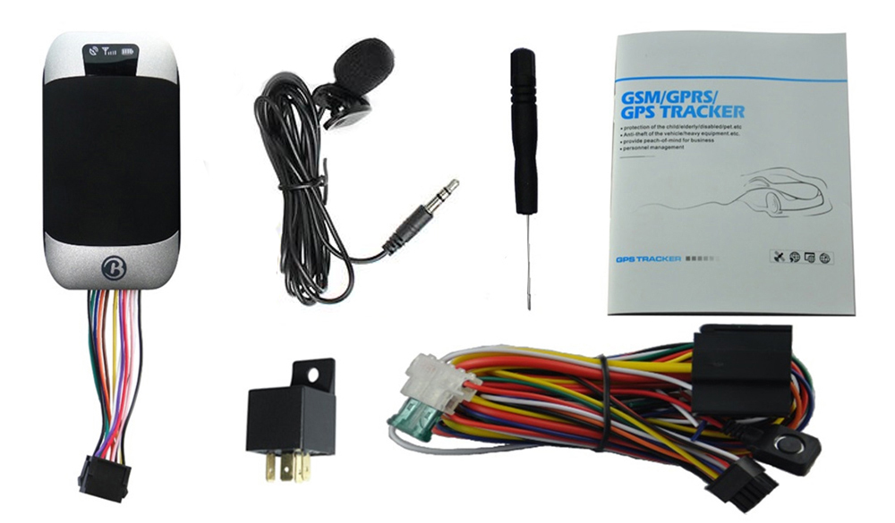 Waterproof 303F Car GPS Tracker Vehicle GPS/GSM/GPRS SMS Fuel Alarm Real-time Phone MID Website Tracking