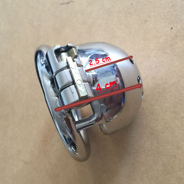 2016 New Lock Design 25mm Cage Length Stainless Steel Super Small Male Chastity Devices 1" Short Cock Cage For Men
2016 New Lock Design 25mm Cage Length Stainless Steel Super Small Male Chastity Devices 1" Short Cock Cage For Men