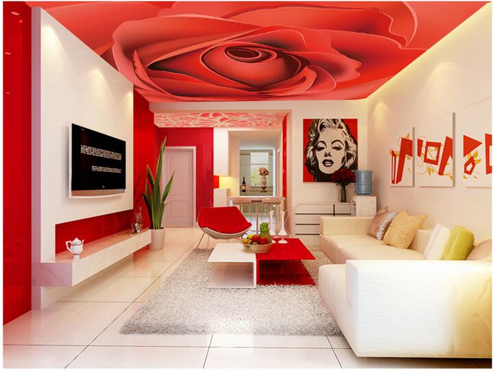 3d wallpaper custom photo non-woven picture The red rose flower 3d wall murals wallpaper ceiling room decoration painting, Picture shows
3d wallpaper custom photo non-woven picture The red rose flower 3d wall murals wallpaper ceiling room decoration painting, Picture shows