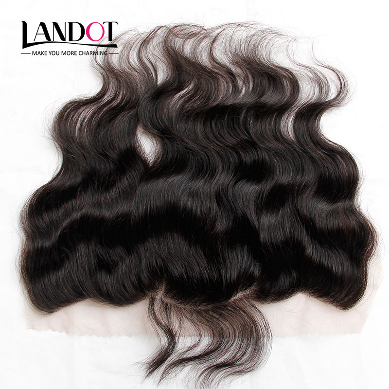 Brazilian Virgin Hair Weaves 3 Bundles With Lace Frontal Closure Body Wave Peruvian Indian Malaysian Cambodian Human Hair Ear to Ear Closure