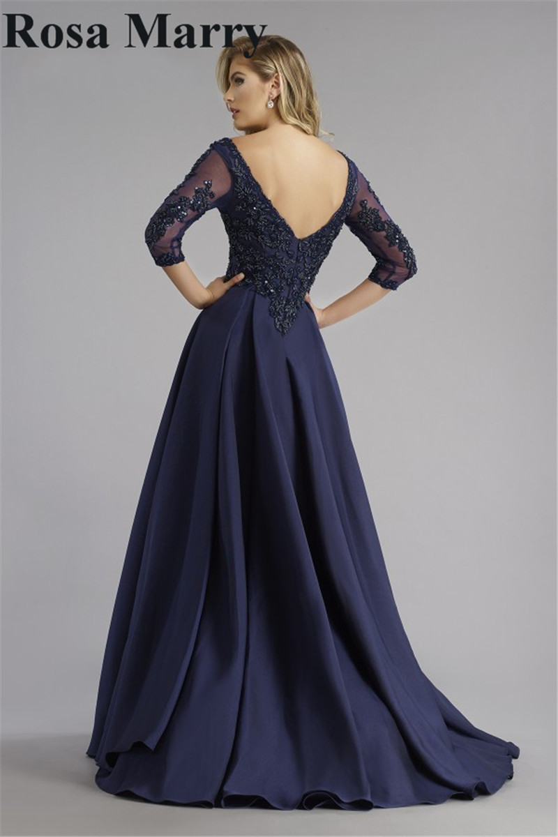 Champagne Overskirt Mermaid Mother Of the Bride Dresses 2020 Elegant Vintage Lace Long Sleeves Plus Size Peplum Women Formal Evening Gowns