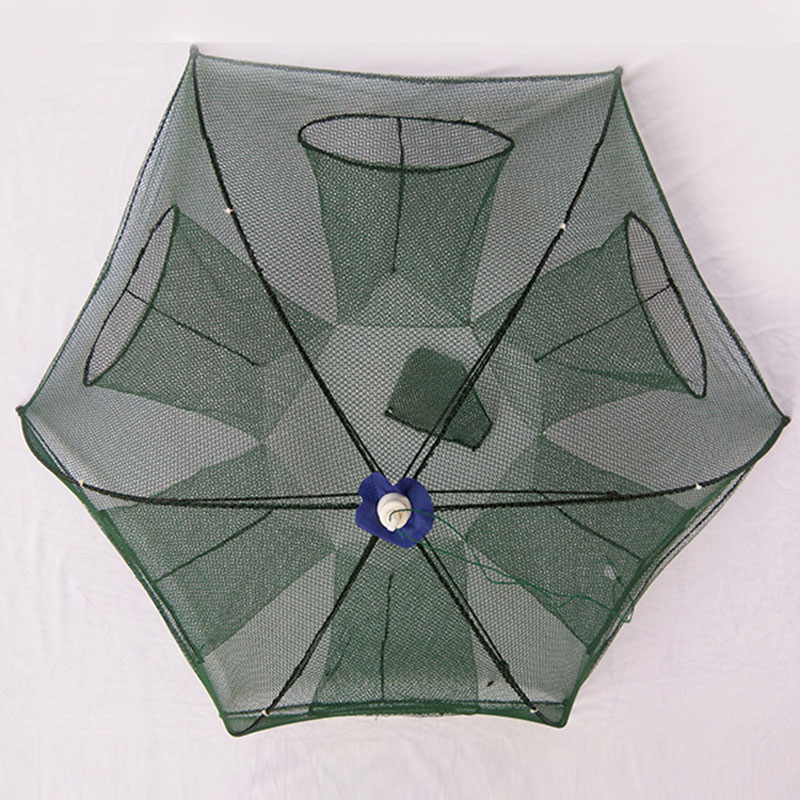 Automatic Folding 6 8 Hole Fishing Net Fish Shrimp Cage Nylon Foldable Crab Fish Trap Cast Net Cast Fishing Accessories Network Cage
Automatic Folding 6 8 Hole Fishing Net Fish Shrimp Cage Nylon Foldable Crab Fish Trap Cast Net Cast Fishing Accessories Network Cage
