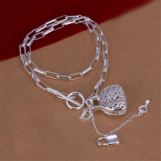 Brand new Checkered necklace hanging bag sterling silver plate necklace STSN044,hot sale fashion 925 silver pendant necklace factory
Brand new Checkered necklace hanging bag sterling silver plate necklace STSN044,hot sale fashion 925 silver pendant necklace factory