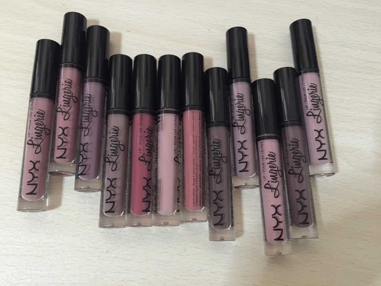 New NYX Lip Lingerie Lipstick Liquid Matte Lip Gloss Long-lasting Makeup Lipsticks Lip Gloss 4.5ml 12 colors 1200 pcs/lot DHL
New NYX Lip Lingerie Lipstick Liquid Matte Lip Gloss Long-lasting Makeup Lipsticks Lip Gloss 4.5ml 12 colors 1200 pcs/lot DHL