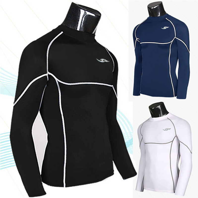 Wholesale-2016 men burst long sleeved T-shirt tight speed dry clothing popular fitness clothing clothing thread boxing training spot 5108 Wholesale-2016 men burst long sleeved T-shirt tight speed dry clothing popular fitness clothing clothing thread boxing training spot 5108