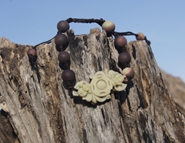 Natural purple jade, carved by hand. Double pig GongFu (lucky) bracelets