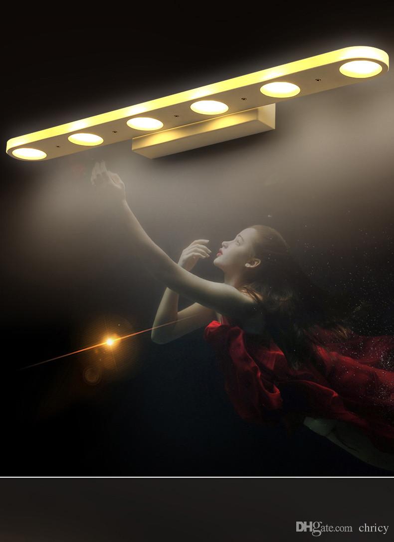 Creative bathroom vanity led light led mirror lights modern wall lamps bathroom dress room make up bathroom lighting wall sconces lamp