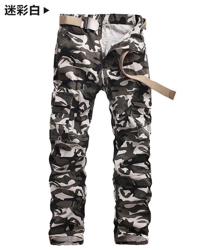 Wholesale-men Camouflage Trousers Fashion Multi-Pocket Solid Plus Size Men long pants Size 28-42, White
Wholesale-men Camouflage Trousers Fashion Multi-Pocket Solid Plus Size Men long pants Size 28-42, White