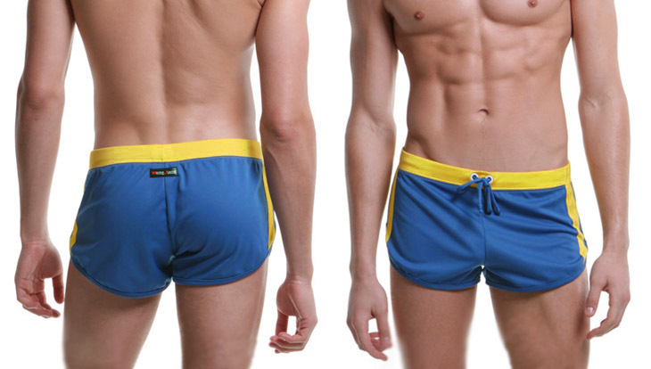 Wholesale-1pc retail New arrival underwear men derlook shorts cotton sports shorts men sleep bottoms S M L XL