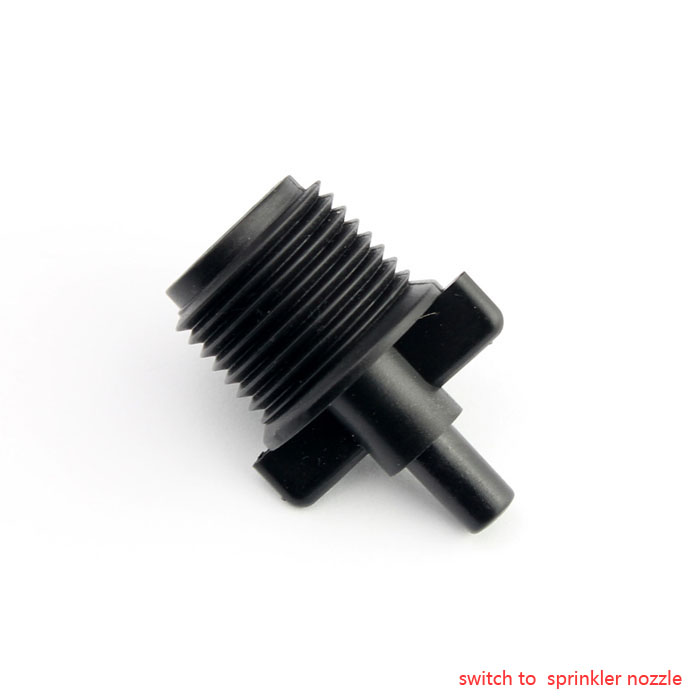male connector garden water connector lawn greenhouse Capillary Micro sprinkler drip irrigation diy watering tool part