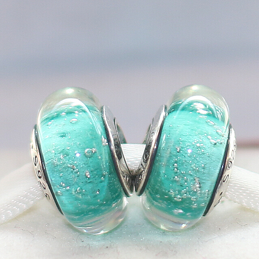 925 Sterling Silver Thread Lampwork Ariels's Signature Color Fluorescence Murano Glass Bead Fit European Style Charm Jewelry Bracelets, Black
925 Sterling Silver Thread Lampwork Ariels's Signature Color Fluorescence Murano Glass Bead Fit European Style Charm Jewelry Bracelets, Black