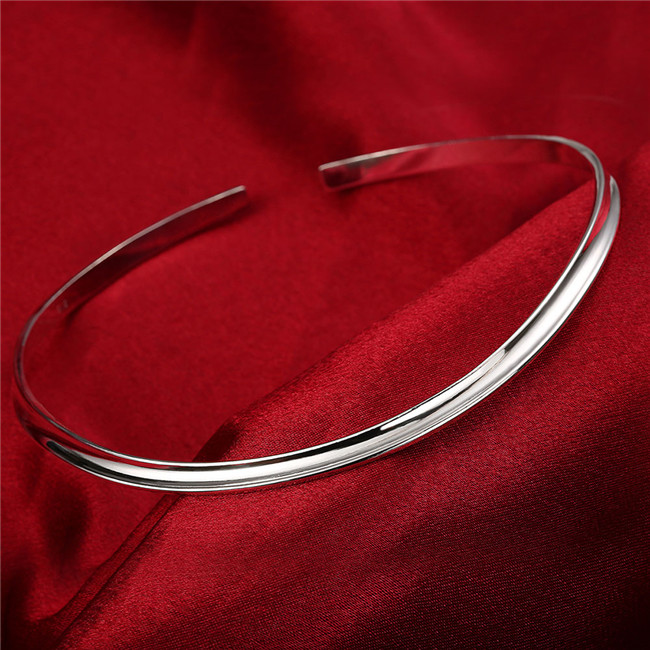 Brand new Smooth Collars plated sterling silver necklace STSN109,hot sale fashion 925 silver necklace factory direct sale free shipping