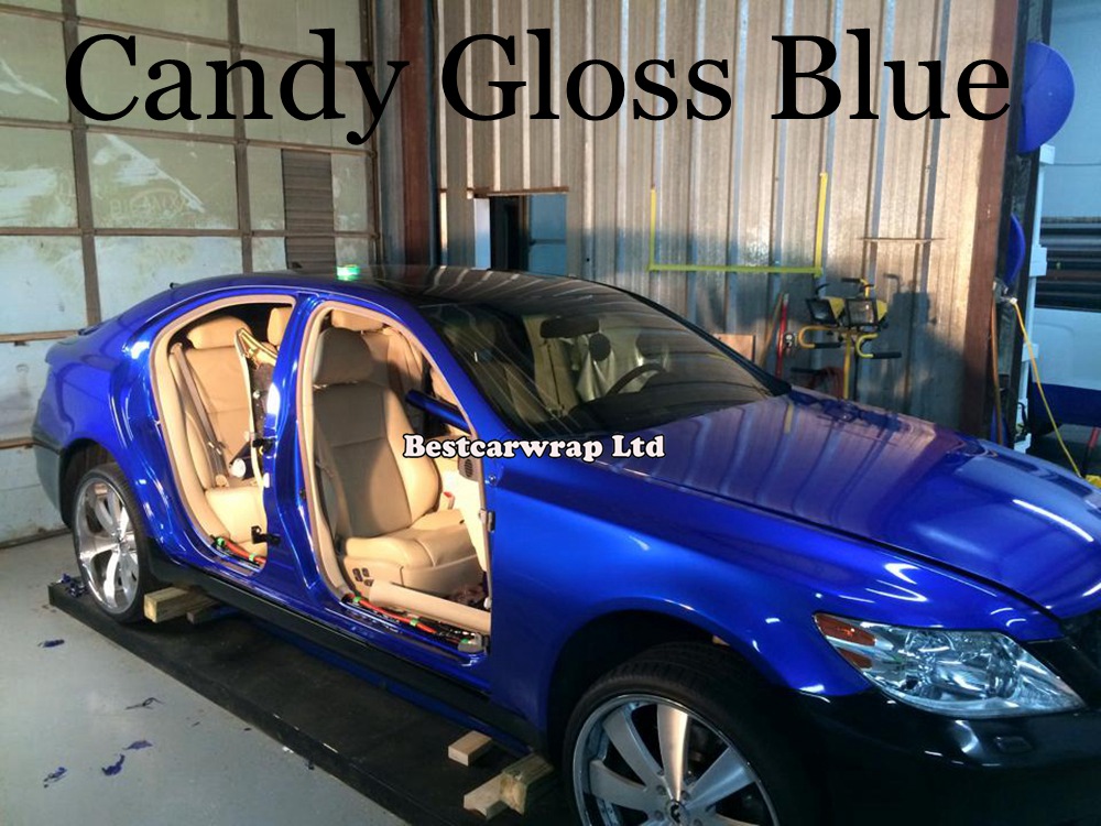 Various Gloss Candy Metallic Vinyl WRAP Whole Car Wrap Covering With Air bubble free Low tack glue 3M quality 1.52x20m/Roll( 5x65ft Roll