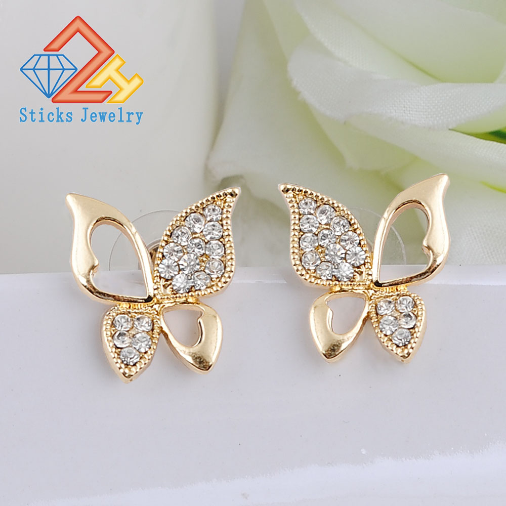 The Newly Designed Elegant Gilts Plated White K Earrings Butterfly Bow Dance / Party Supplies
The Newly Designed Elegant Gilts Plated White K Earrings Butterfly Bow Dance / Party Supplies