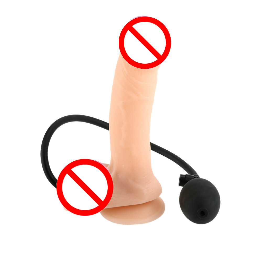 Anal Toys Sex Inflatable Dildo Realistic Super Big Size Penis Cock For Women Product Adult Machine