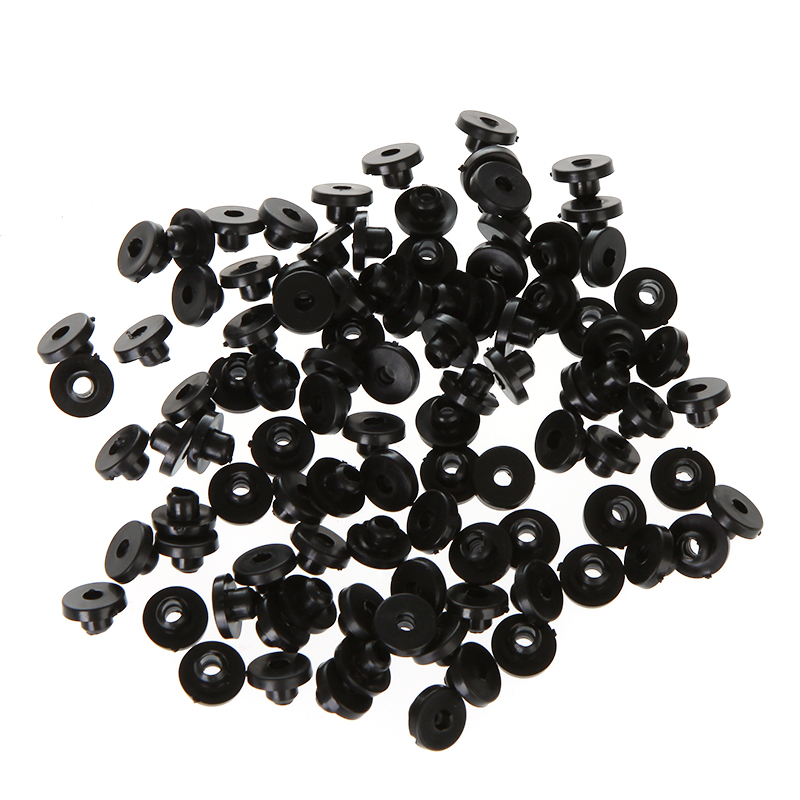 Wholesale 1000Pcs/lot Black Rubber Grommets Nipples for Tattoo Machine Needles