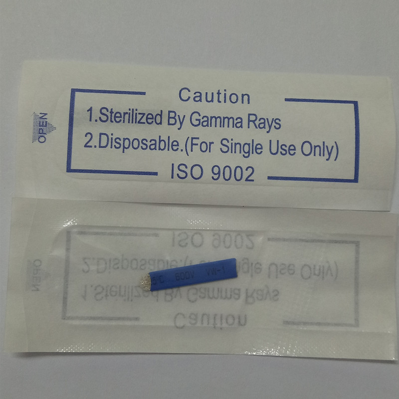 50 Pcs/lot 18 Pin U Shape s Permanent Makeup Eyebrow Embroidery Blade For 3D Microblading Manual Tattoo Pen