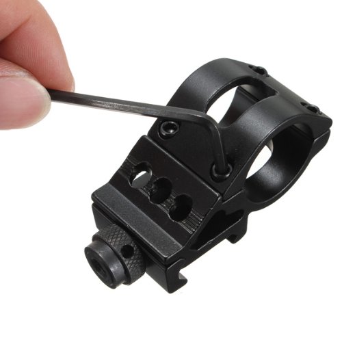 Wholesale-1 inch 25mm support de fusil Lampe de poche Torche Laser Chasse Cadre Mount Weaver 20mm Rail Picatinny Wholesale-1 inch 25mm support de fusil Lampe de poche Torche Laser Chasse Cadre Mount Weaver 20mm Rail Picatinny