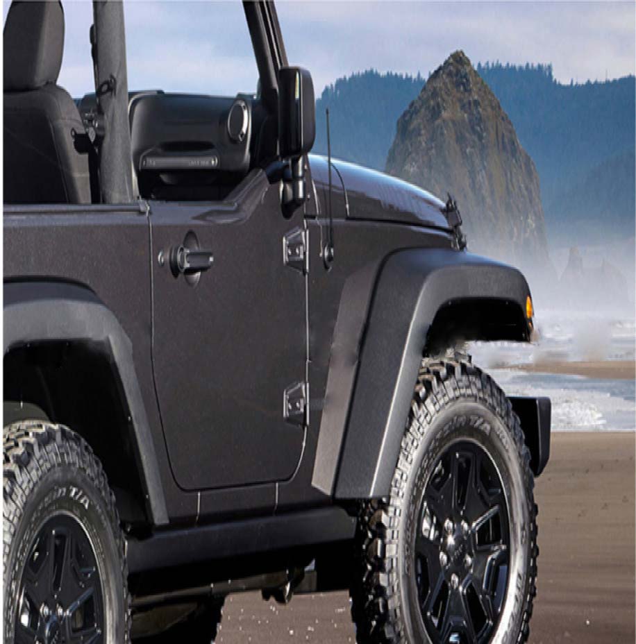 Off-Road (13") ANTENNA for 2007 thru 2007-2016 Jeep Wrangler JK