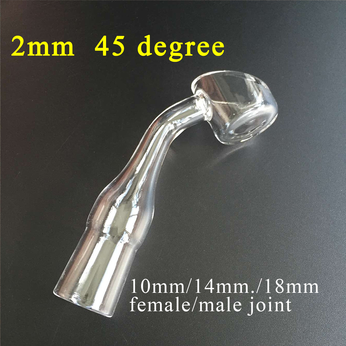 2mm thick domeless quartz banger 45 degree quartz nail with 10mm/14mm/18mm female /male 100% real quartz
2mm thick domeless quartz banger 45 degree quartz nail with 10mm/14mm/18mm female /male 100% real quartz