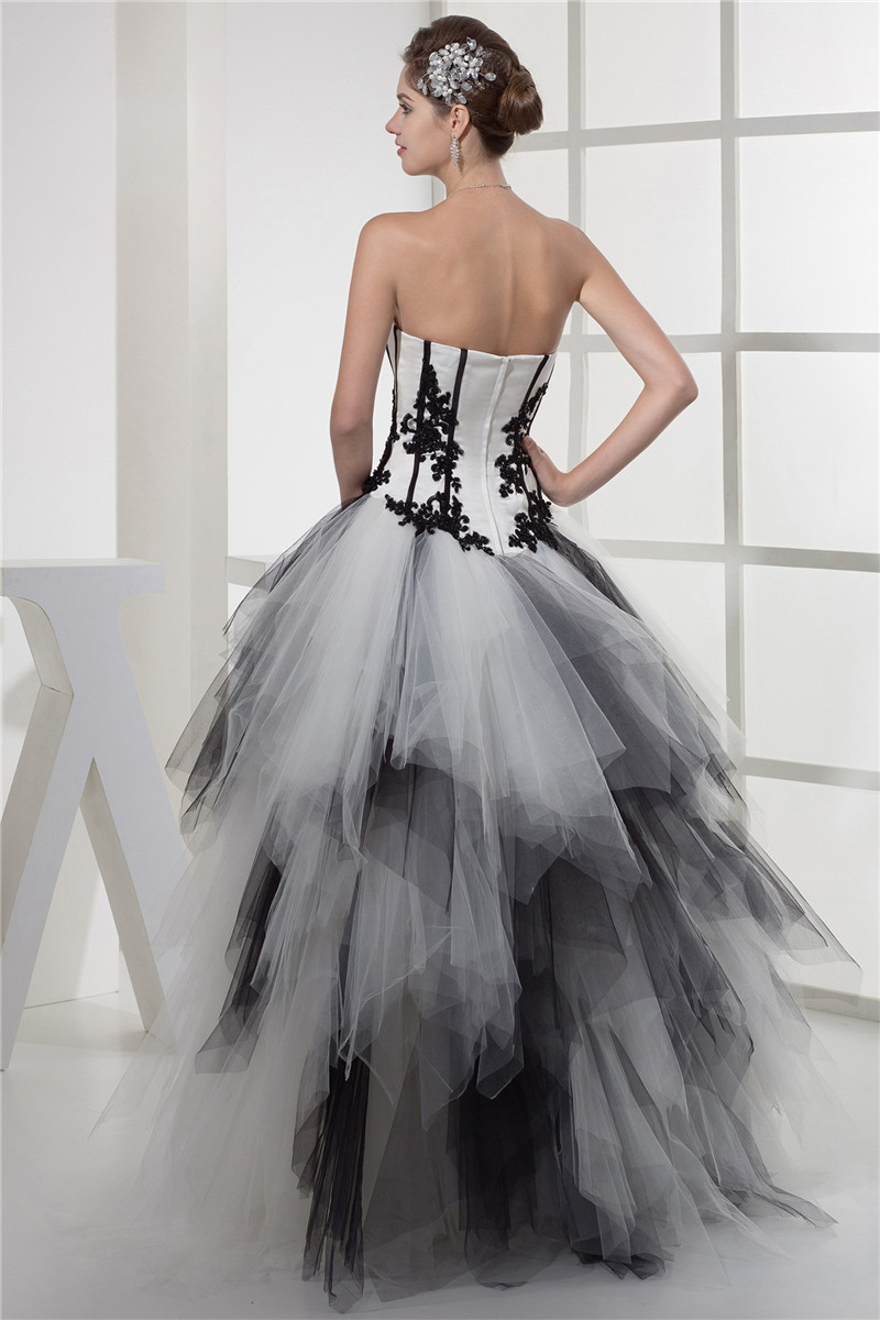 Appliques Ball Gown Quinceanera Dresses with Tulle Plus Size Sweet 16 Dress Vestido Debutante Gowns BQ71