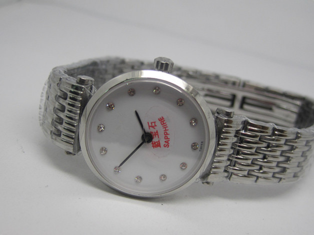 Fashion Female Style watches for Man Woman stainless steel white dial quartz watch Sapphire Glass 08