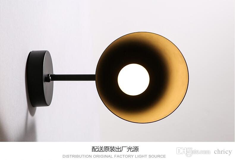 loft Wood Iron led wall lighting industrial wall sconces coffee house Bar Lamp retro industrial led lights Rotatable Led Wall Lamps