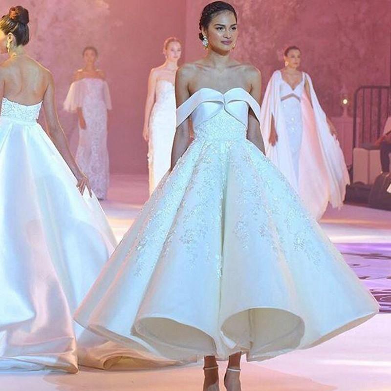 Glamorous Off Shoulder Party Gowns Prom Dresses Fashion Satin Covered Tulle Long Prom Dress Floral Applique Ankle Length Evening Dress, Green
Glamorous Off Shoulder Party Gowns Prom Dresses Fashion Satin Covered Tulle Long Prom Dress Floral Applique Ankle Length Evening Dress, Green