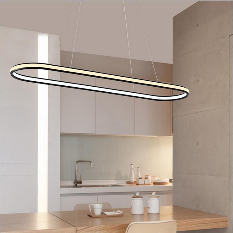 double glow hanging light aluminum modern led chandeliers led pendant lighting fixtures living dining kitchen room high brightness