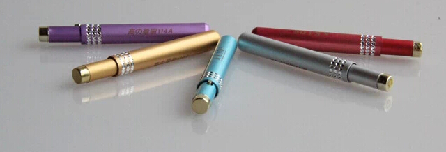 AKIO metal shell Retractable diamond Lip Brush Eyeliner Eye Shadow Brushes pro makeup tools Accessories women gift colorful drop shipping