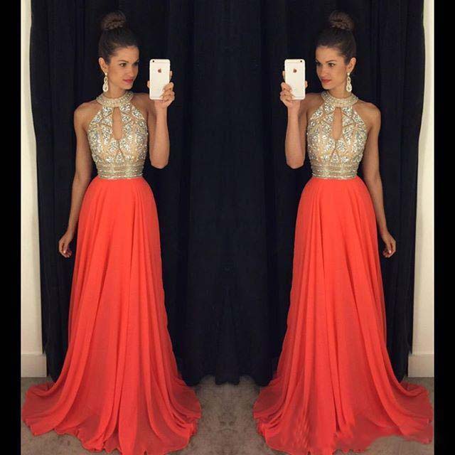 Prom Dresses 2016 High Neck Evening Dresses Cheap Bridesmaid Dresses Orange Long Dresses Evening Wear Evening Gowns Sexy Prom Gowns, Ivory
Prom Dresses 2016 High Neck Evening Dresses Cheap Bridesmaid Dresses Orange Long Dresses Evening Wear Evening Gowns Sexy Prom Gowns, Ivory