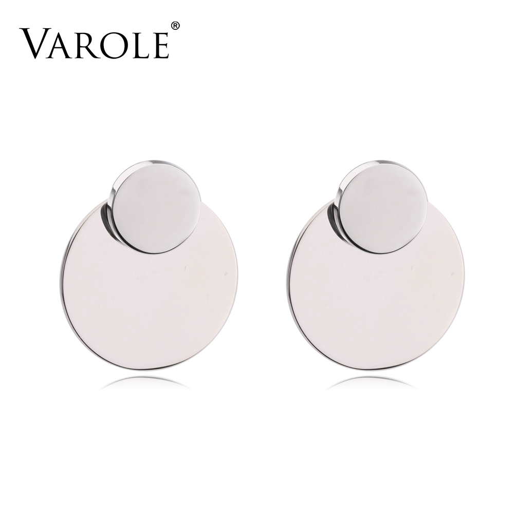 VAROLE Double Circle Earrings Matte Gold color Ear Earings Steel Stud Earrings For Women Stud Earring Jewelry Oorbellen Brincos
VAROLE Double Circle Earrings Matte Gold color Ear Earings Steel Stud Earrings For Women Stud Earring Jewelry Oorbellen Brincos