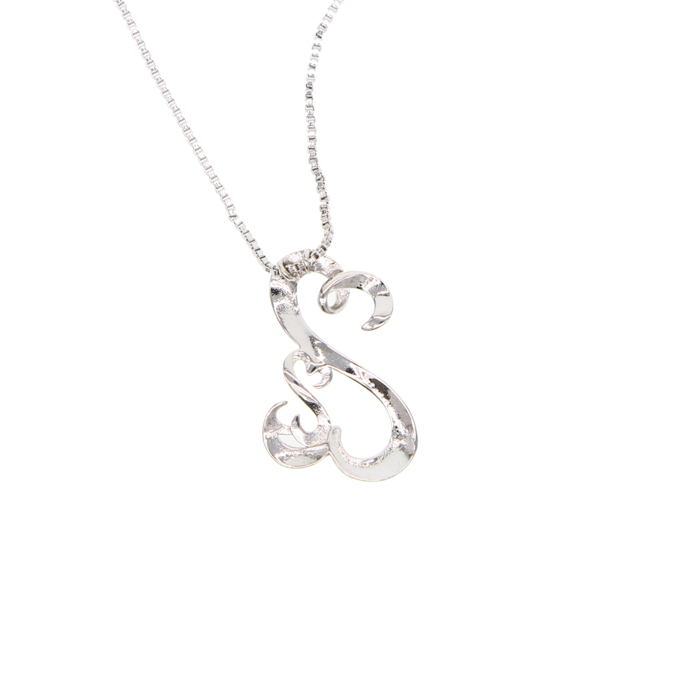 silver plated high polish factory wholesale cheap 25mm 41+5cm box chain fashion jewelry Open Heart Jane Seymour Necklace