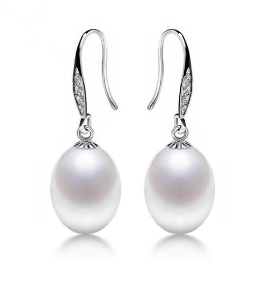 1 Pair of 8-9mm Rice Shape White Pink Purple Natural Pearl Earring 925 Silver Jewelry for Women
1 Pair of 8-9mm Rice Shape White Pink Purple Natural Pearl Earring 925 Silver Jewelry for Women