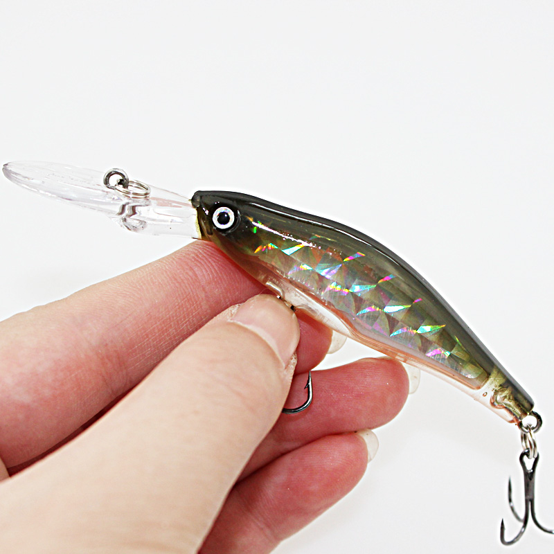 Hot Tongued Korean Minnow Fishing Lure 9.5cm 7g ABS Plastic Crank Flake Laser Baits Diving Depth 0.5-2.5m
Hot Tongued Korean Minnow Fishing Lure 9.5cm 7g ABS Plastic Crank Flake Laser Baits Diving Depth 0.5-2.5m