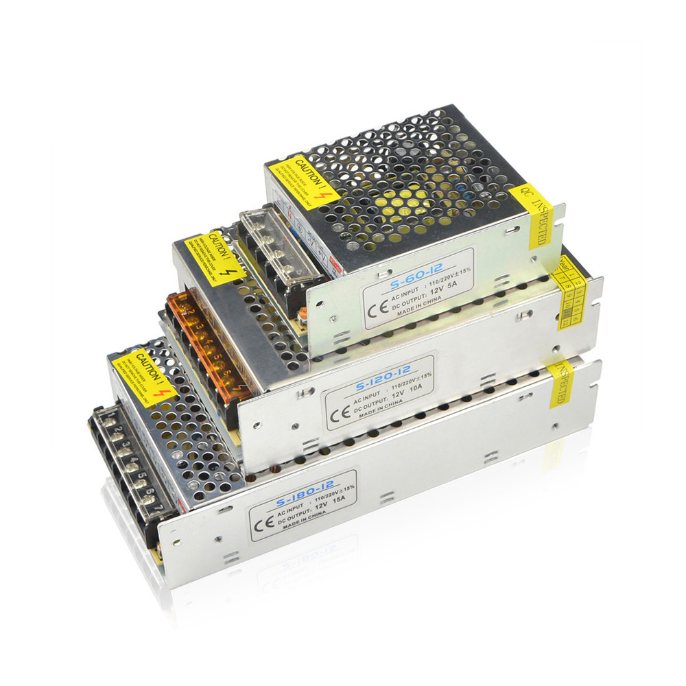 LED Power Supply Unit 12V DC 1A 2A 5A 10A 15A 20A 30A 50A 70A 840W Switching Power Adapter Supplys 110V 220V AC to 12 volt DC