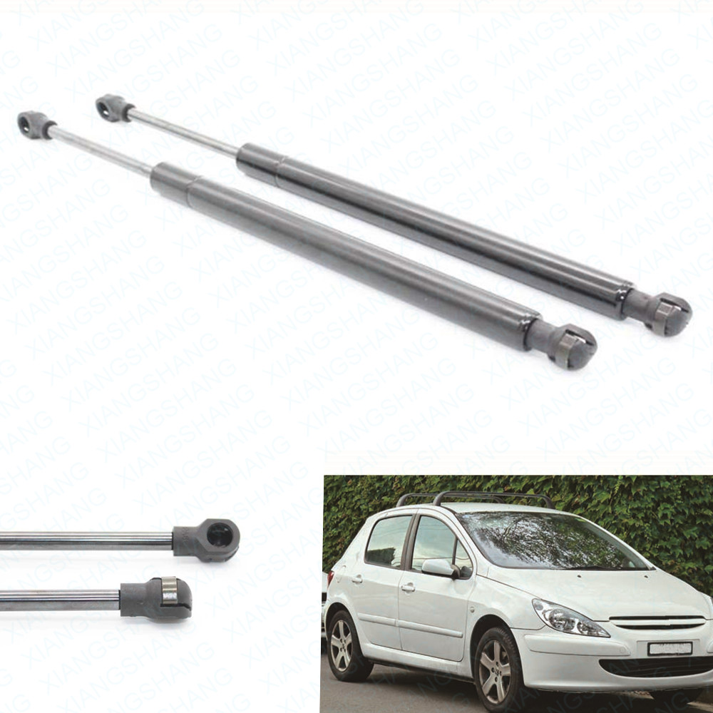 

2pcs Auto Hatchback Tailgate Boot Gas Struts Shock Struts Lift Supports for Peugeot 307 2001 2002 2003 2004 2005 2006-2007