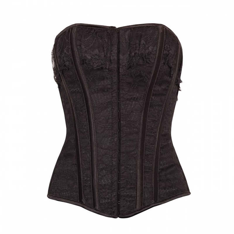 Women Burlesque Slimming Lace Overbust Corset with Black Insert Panels Night Club Halloween Cosplay Dancing Costume Corset Top
Women Burlesque Slimming Lace Overbust Corset with Black Insert Panels Night Club Halloween Cosplay Dancing Costume Corset Top