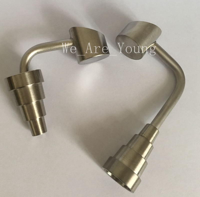 Banger Titanium Nail 6 in 1 10mm &14mm &18mm Male or Female 90 degree Banger Nail VS Quartz Banger Nail
Banger Titanium Nail 6 in 1 10mm &14mm &18mm Male or Female 90 degree Banger Nail VS Quartz Banger Nail