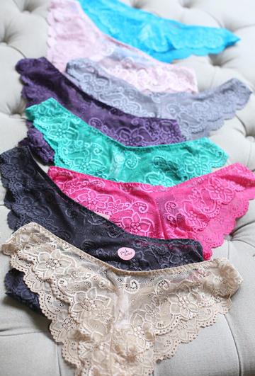 Women's fashion sexy lace flower Panties G-Strings sheer veil Briefs Bikini Knickers T Lingerie Perspective Underwear colroful festive gift, Multi
Women's fashion sexy lace flower Panties G-Strings sheer veil Briefs Bikini Knickers T Lingerie Perspective Underwear colroful festive gift, Multi