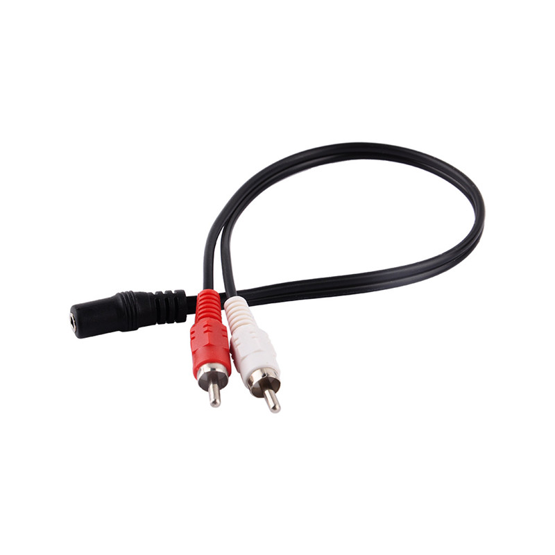 3.5 Y Adapter Cable Universal 3.5mm Stereo Audio Female Cable Mini Jack to 2 RCA Male Socket to Headphone Cable
3.5 Y Adapter Cable Universal 3.5mm Stereo Audio Female Cable Mini Jack to 2 RCA Male Socket to Headphone Cable