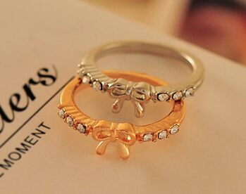 Bow Rhinestone Women Rings Jewelry Fashion Cute Korean Style Girl Gift Party New Hot Wholesale Christmas
Bow Rhinestone Women Rings Jewelry Fashion Cute Korean Style Girl Gift Party New Hot Wholesale Christmas