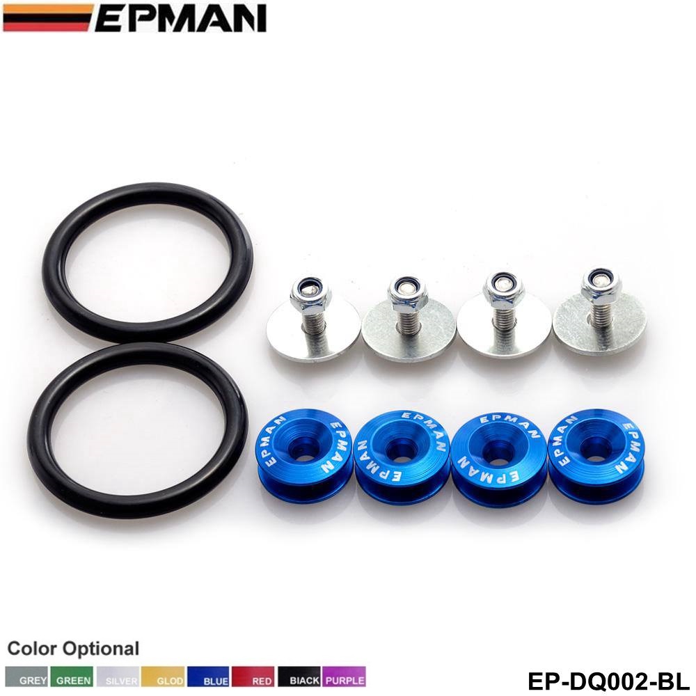 EPMAN Quick Release Fasteners are ideal for front bumpers, rear bumpers, and trunk / hatch lids EP-DQ002
EPMAN Quick Release Fasteners are ideal for front bumpers, rear bumpers, and trunk / hatch lids EP-DQ002