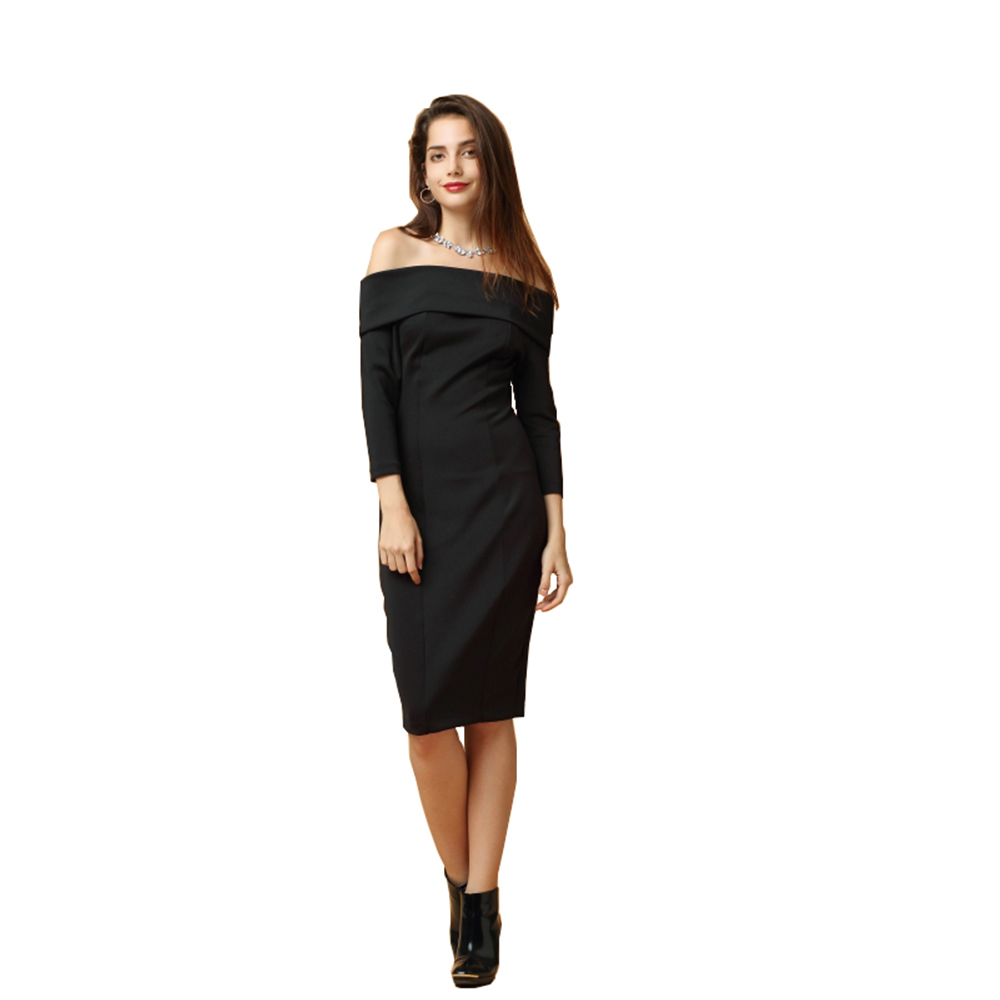 Women Bodycon Party Dress Street Sexy Strapless Black Vestidos Elegant Slash Neck Off Shoulder A-line Dress, Black;gray
Women Bodycon Party Dress Street Sexy Strapless Black Vestidos Elegant Slash Neck Off Shoulder A-line Dress, Black;gray