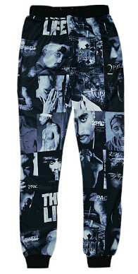 Wholesale-new fashion pizza space 3D sweatpants joggers both side printing 3d jogging pants harajuku casual sports trousers