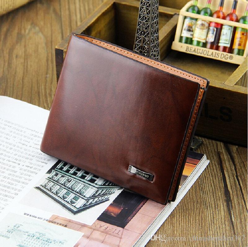 New fashion classic mens brand designer genuine leather luxury purses wallets high quality wallets for men bright brown free shipping
New fashion classic mens brand designer genuine leather luxury purses wallets high quality wallets for men bright brown free shipping